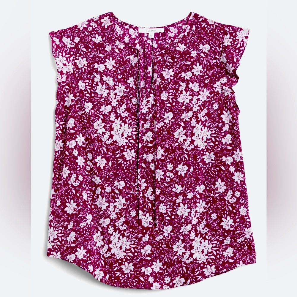 Fun2Fun Karelia Tie Detail Blouse